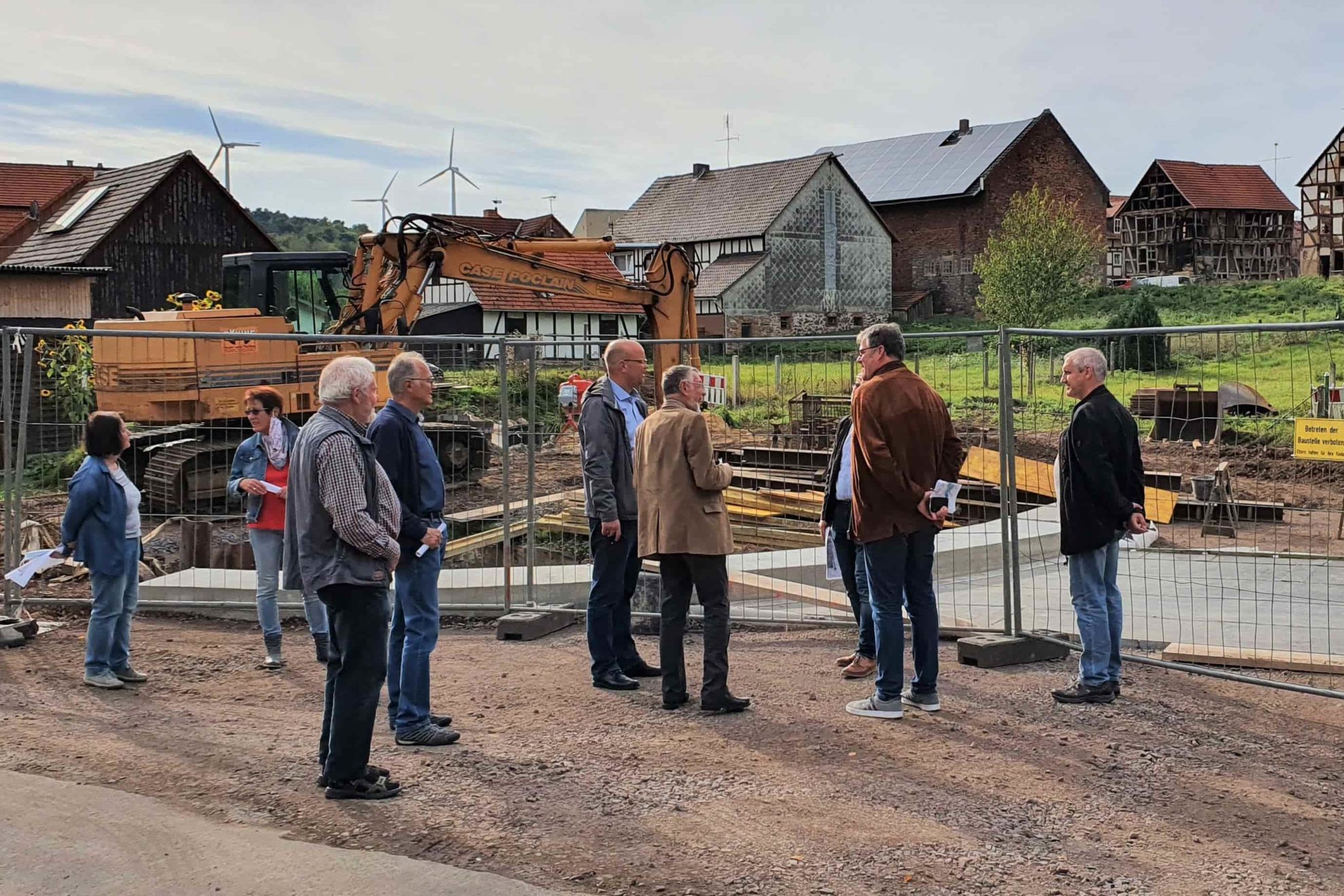 Gespräch bei den Kirtorfer Höfen