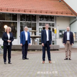 Spitzenteam der SPD Vogelsbergkreis zur Kreistagswahl 2021 mit Landrat Manfred Görig