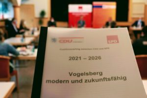 Koalitionsvertrag CDU-SPD Vogelsbergkreis 2021-2026