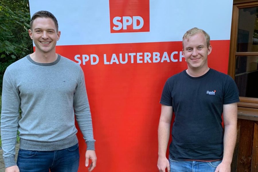 Der bisherige Vorsitzende Maximilian Ziegler (li.) mit seinem Nachfolger Frederik Frimmel